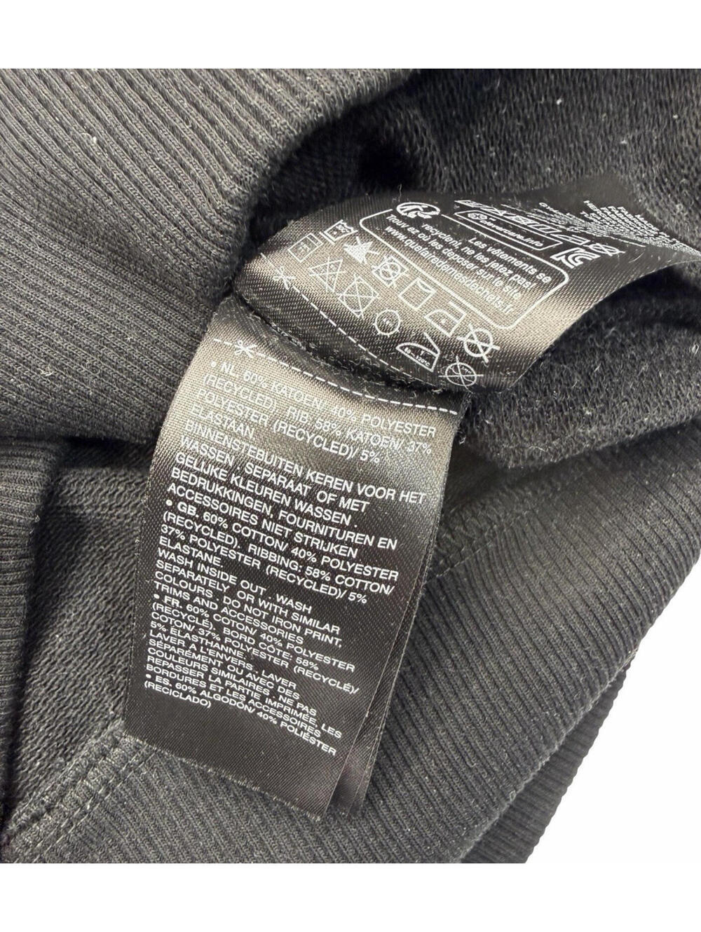 G-Star RAW Loose Tape Sweater Sweatshirt Black Size M - Picture 4 of 6